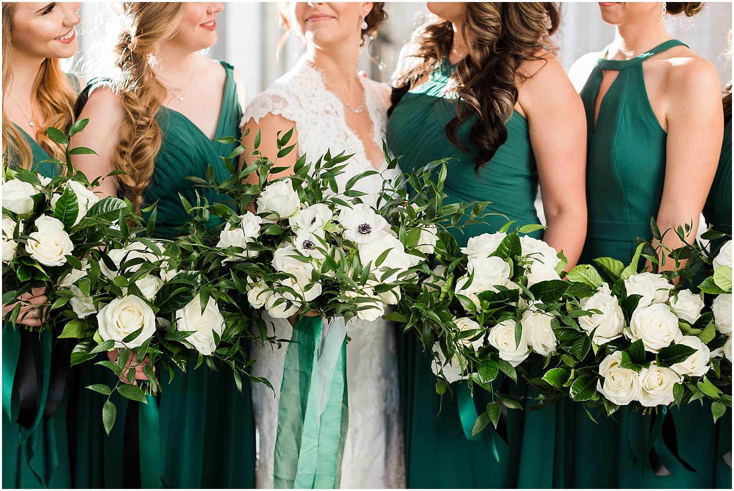 Philippa Tarrant Wedding Flowers, Hexagon-Inspired Emerald Wedding at Union Station in Washington DC, Sarah Bradshaw Photography