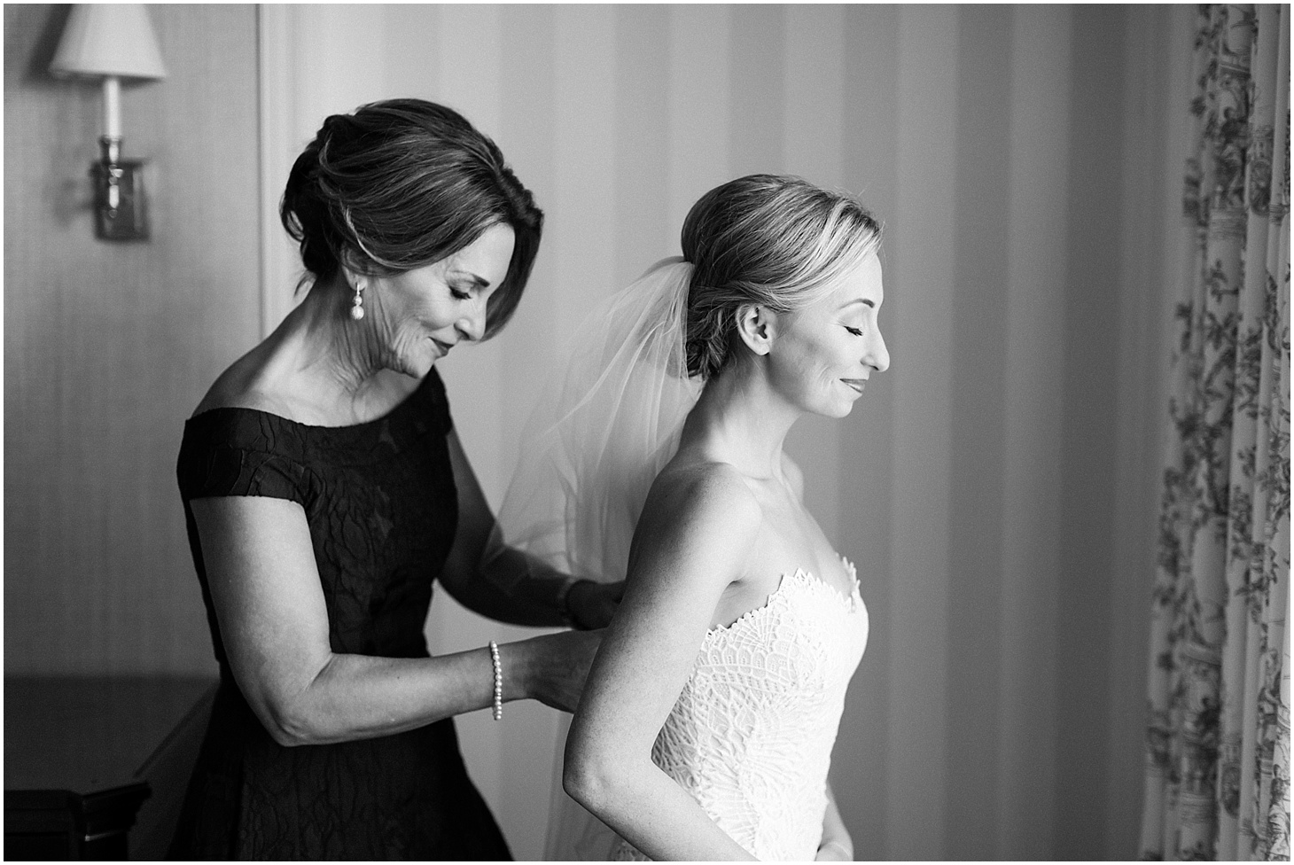 Bride Getting Ready at The Hay-Adams Hotel, Industrial-Chic Wedding at Long View Gallery in DC, Sarah Bradshaw Photography, DC Wedding Photographer