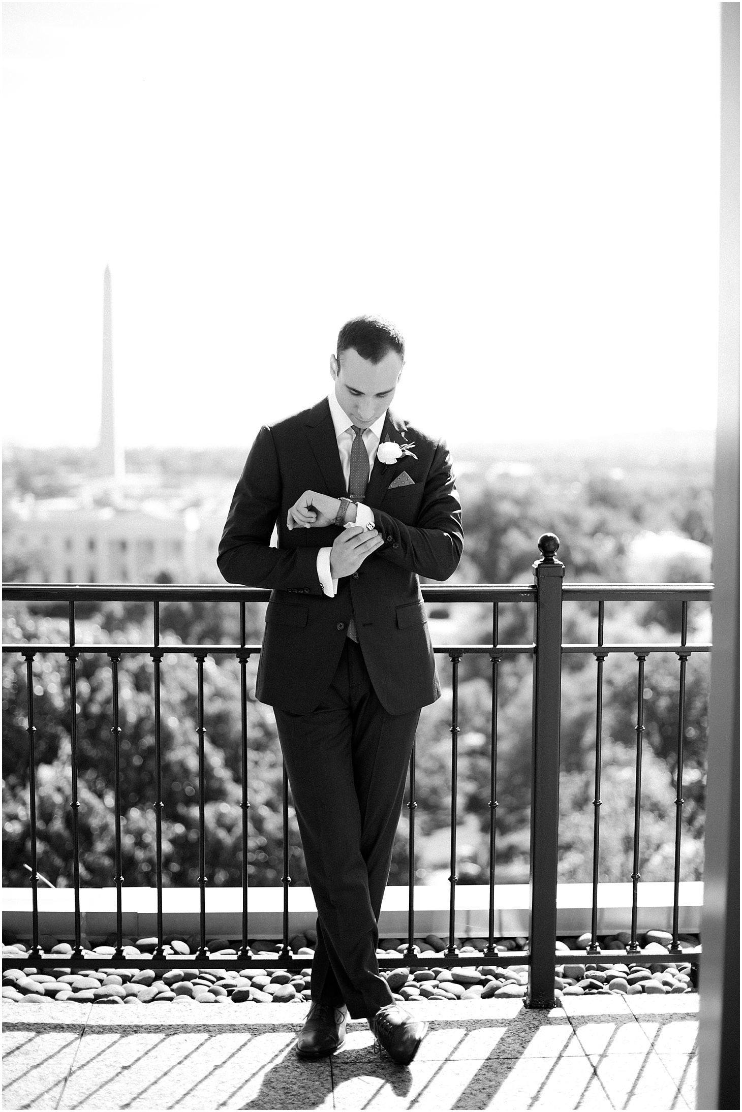 Groom at The Top of the Hay, Industrial-Chic Wedding at Long View Gallery in DC, Sarah Bradshaw Photography, DC Wedding Photographer