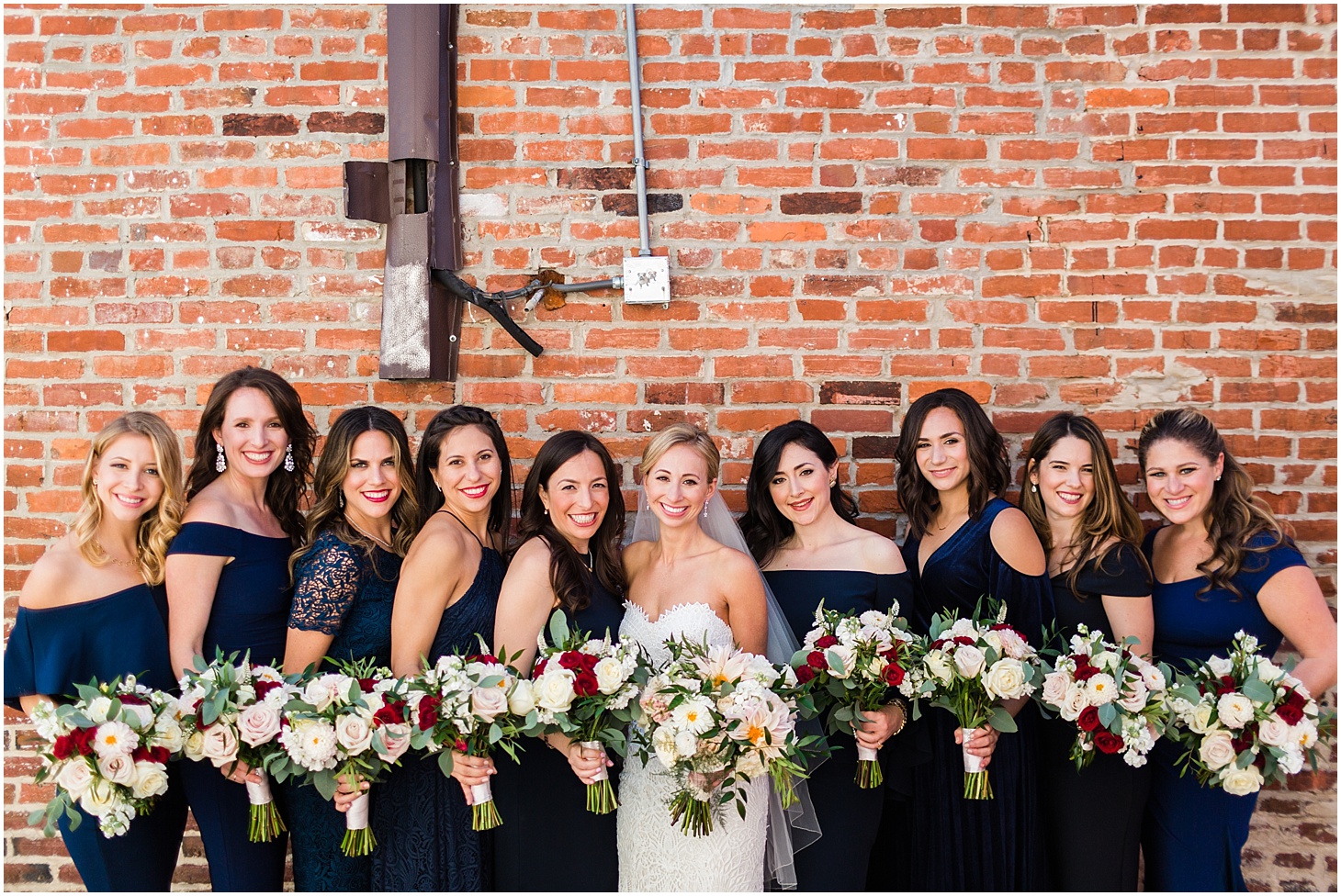 Wedding Party Portraits at Long View Gallery, Industrial-Chic Wedding in DC, Sarah Bradshaw Photography, DC Wedding Photographer