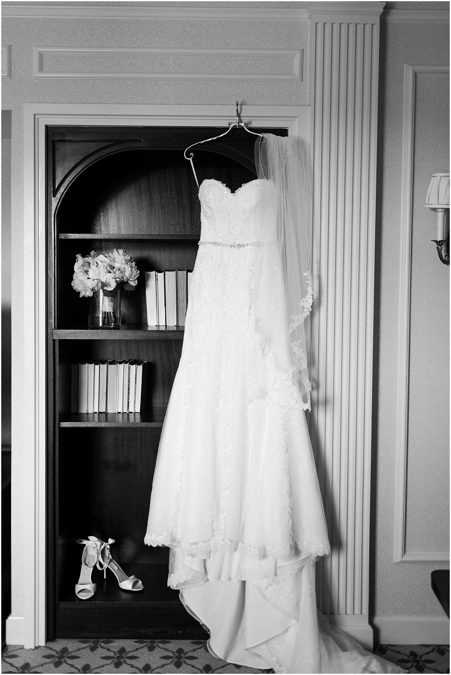 Luna Novias Wedding Gown at Willard Intercontinental Hotel in DC, Navy and Blush Summer Wedding at the Army and Navy Club, Ceremony at Capitol Hill Baptist Church, Sarah Bradshaw Photography, DC Wedding Photographer