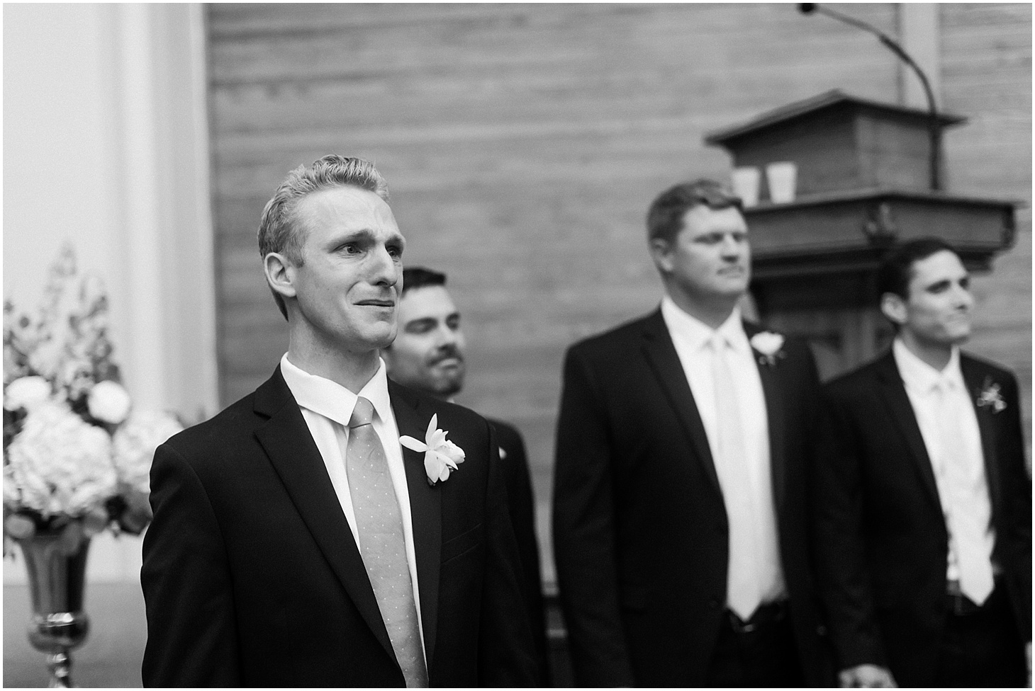 Ceremony at Capitol Hill Baptist Church, Navy and Blush Summer Wedding at the Army and Navy Club, Sarah Bradshaw Photography, DC Wedding Photographer