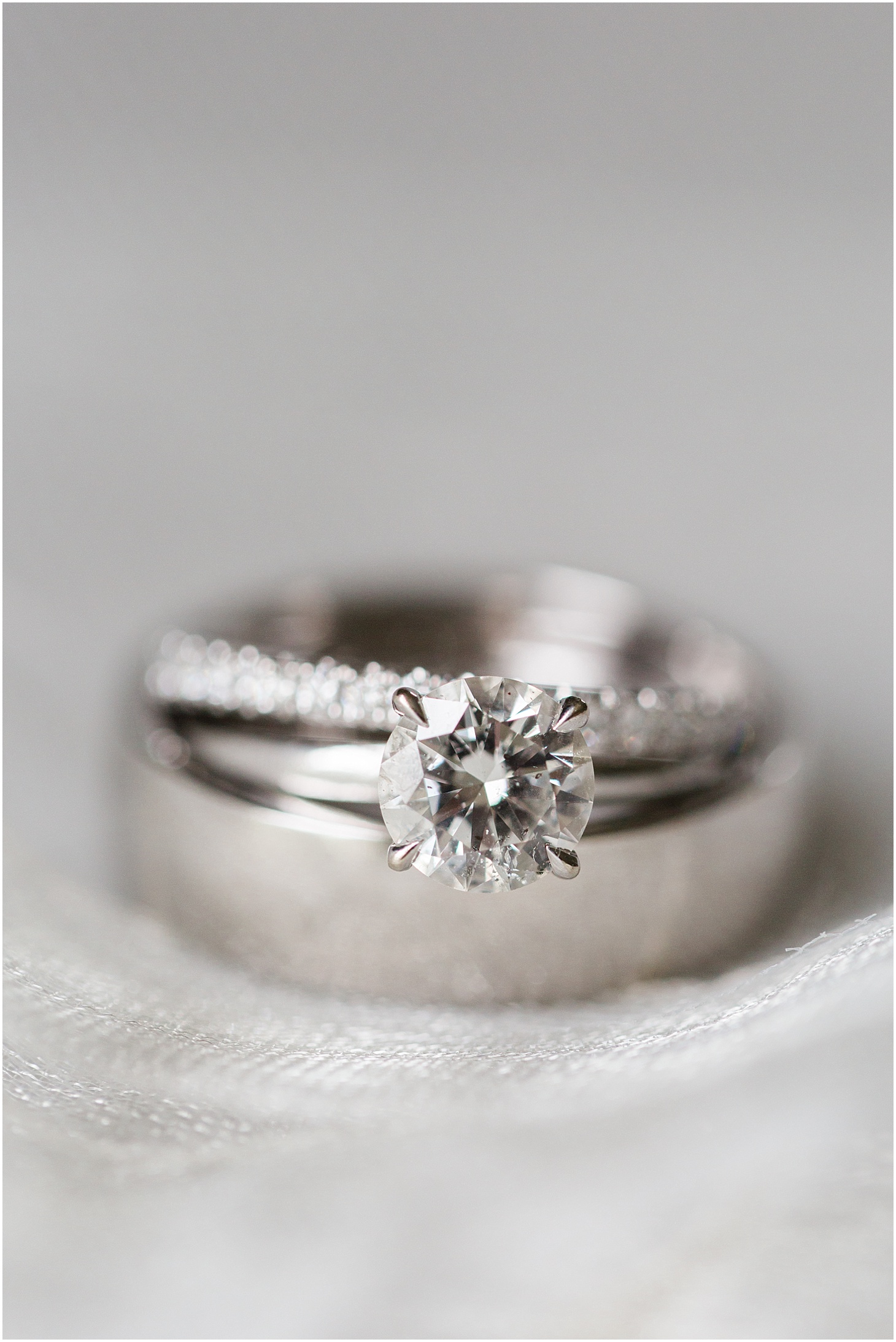 Market Street Diamonds Engagement Ring, Rainy Springtime Garden Wedding at Oatlands Plantation, Sarah Bradshaw Photography, DC Wedding Photographer