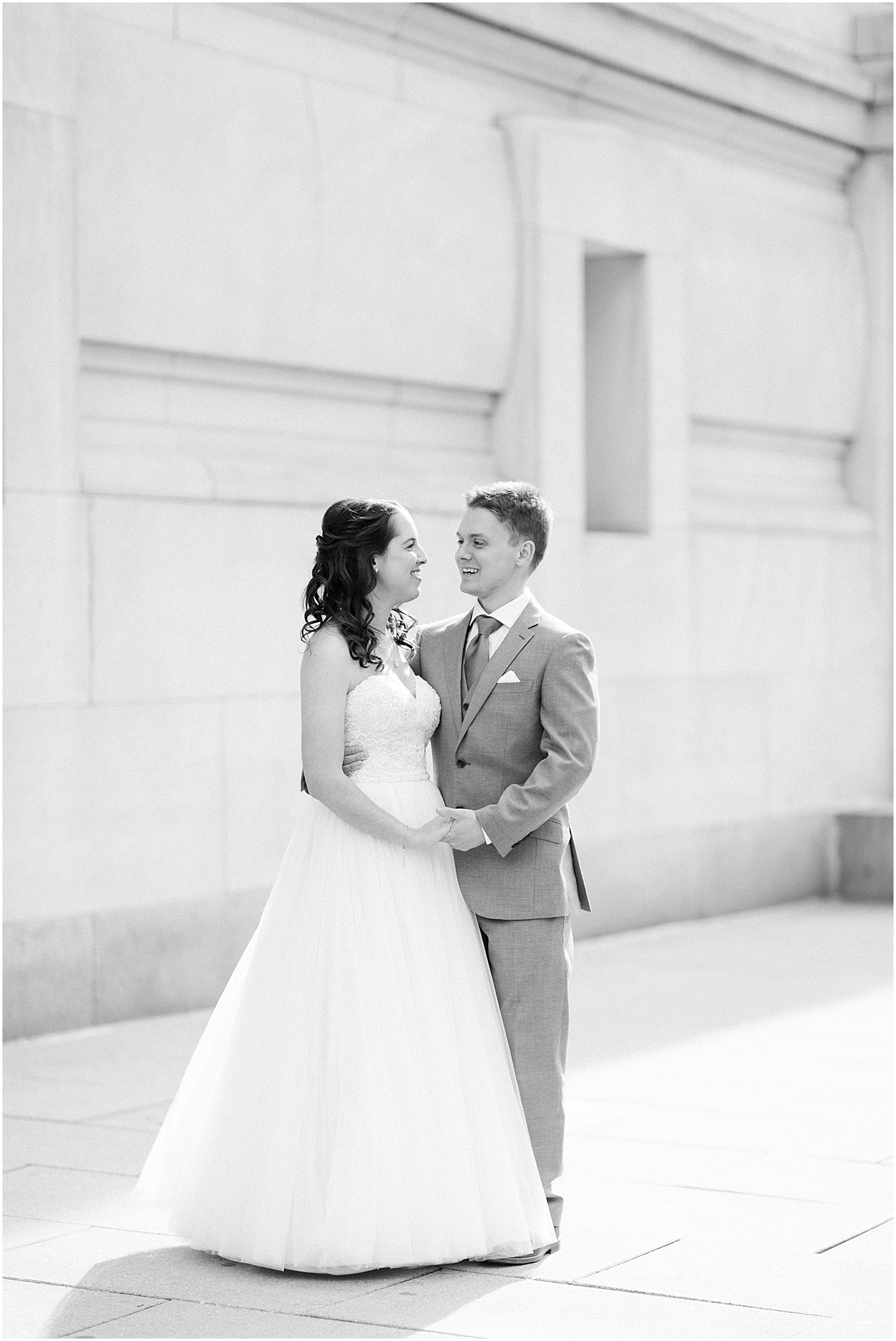 Wedding Portraits at National Museum of Women in the Arts, Kimpton Donovan Hotel, Dusty Blue and Pink Jewish Wedding at Women in the Arts, Sarah Bradshaw Photography, DC Wedding Photographer 