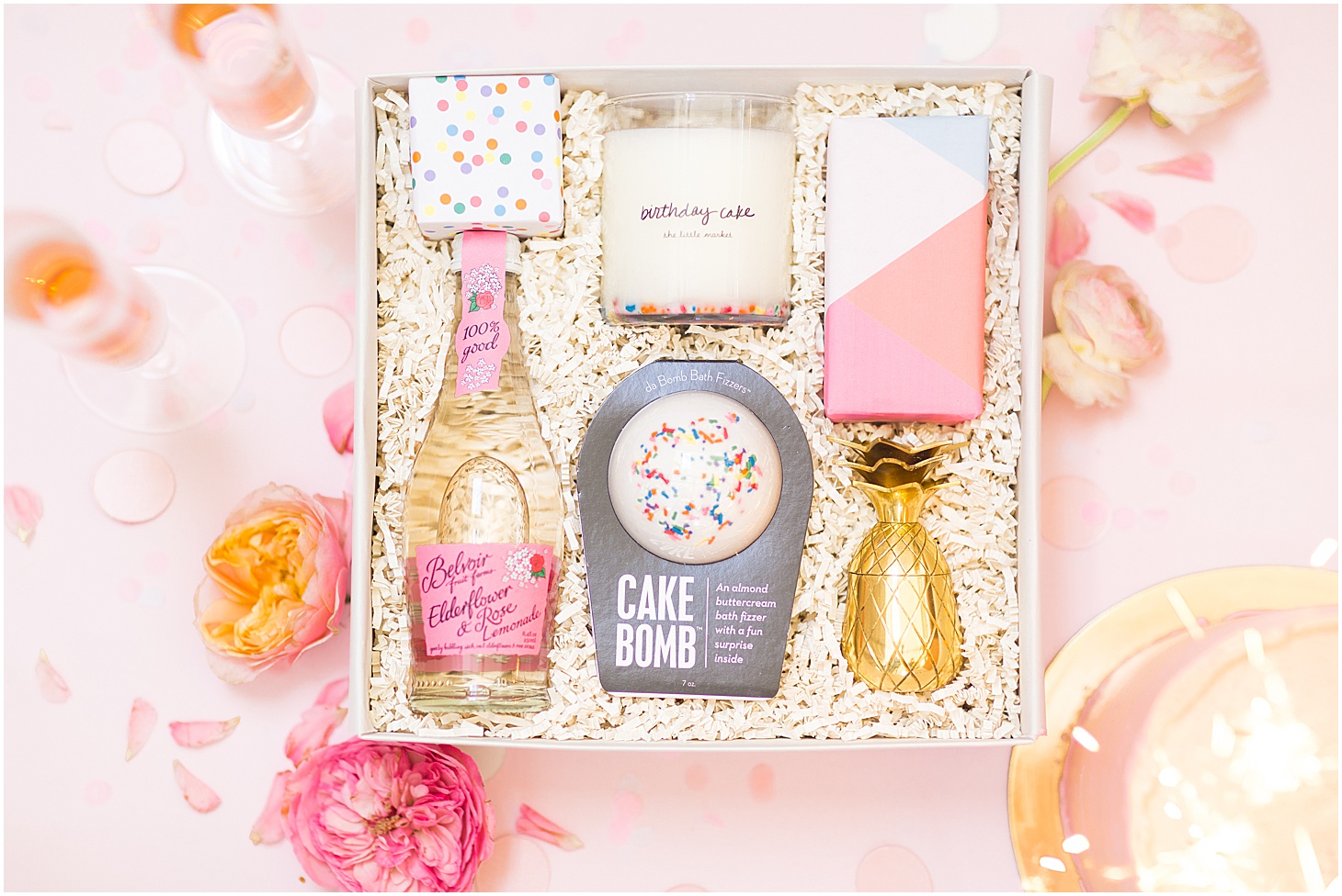 Birthday Gift Box | Teak & Twine Custom Gift Boxes | Sarah Bradshaw Photography | DC Wedding Photographer