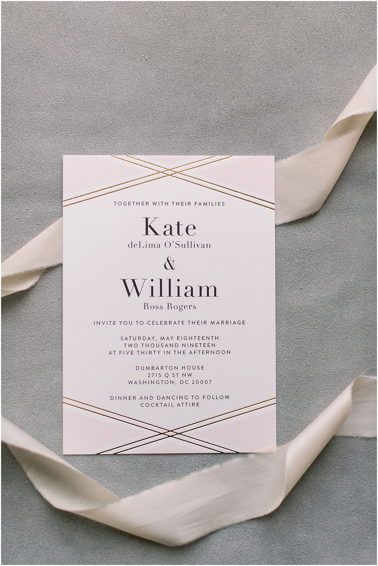 Minted Wedding Invitation Detail,Mandarin Oriental Hotel Bridal Suite, Romantic Spring Wedding at Dumbarton House Gardens, Sarah Bradshaw Photography