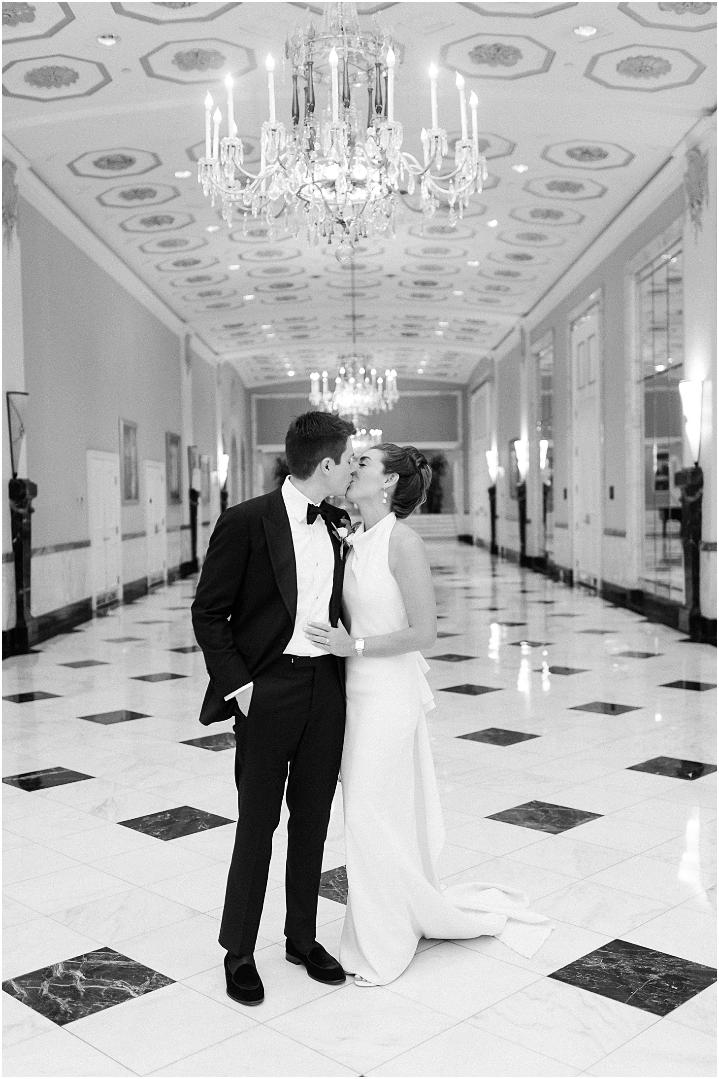 Oscar de la Renta bride at The Mayflower Hotel DC |  | The 10 Best DC Hotels for  Getting Ready on Your Wedding Day
