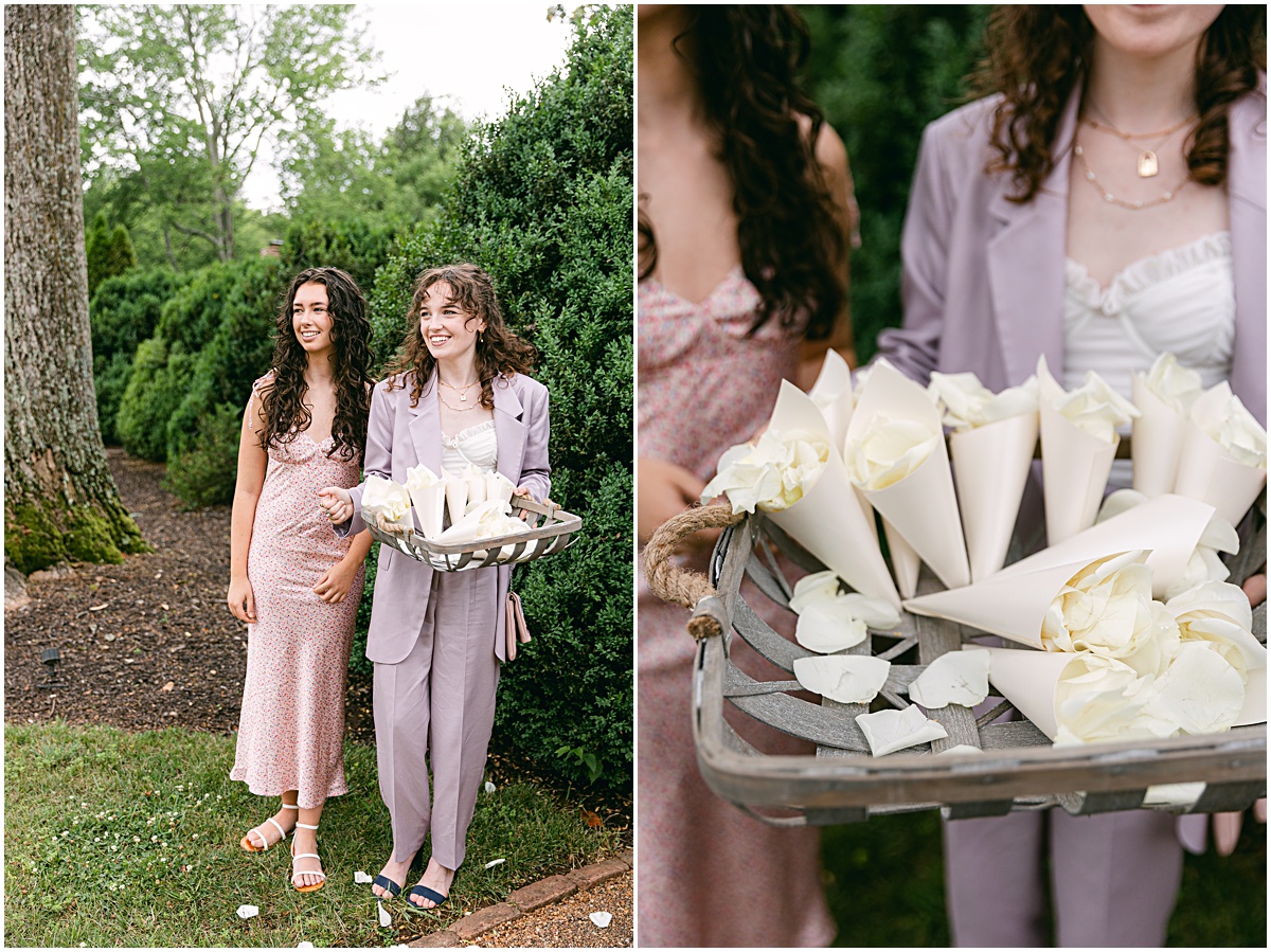 Ceremony welcome. Planning by Kelley Cannon Events. Joyful summer wedding at the Inn at Willow Grove by Sarah Bradshaw.