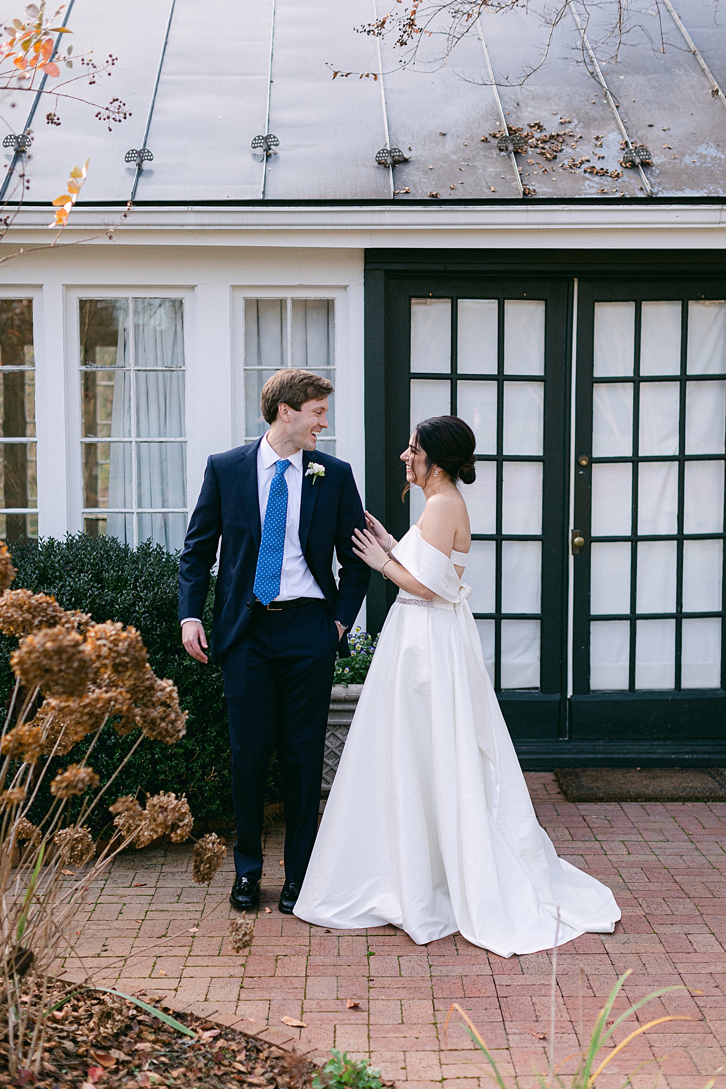 First look at wedding at The Clifton Charlottesville by Sarah Bradshaw Photography