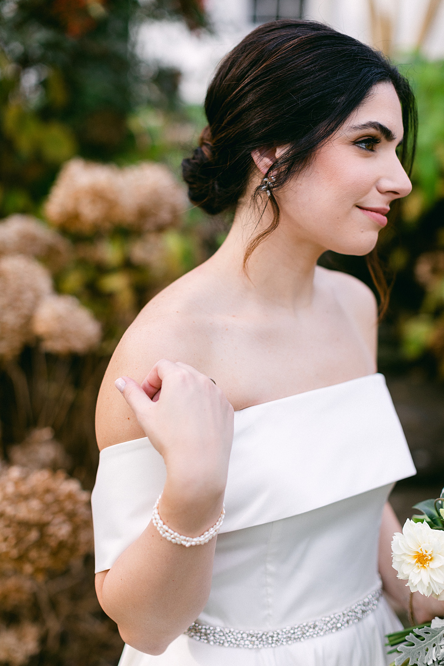Bride in Jenny Yoo at wedding at The Clifton Charlottesville by Sarah Bradshaw Photography