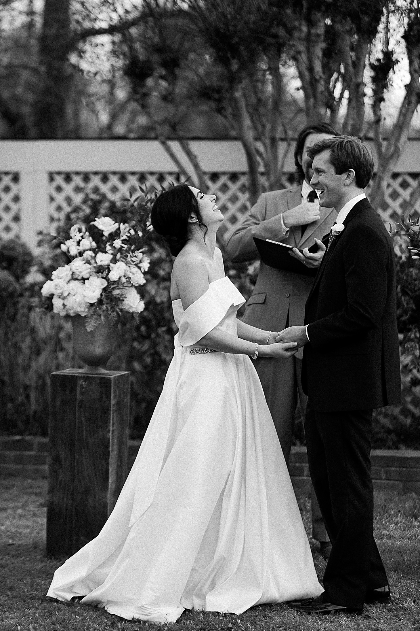 Wedding ceremony at The Clifton Charlottesville by Sarah Bradshaw Photography