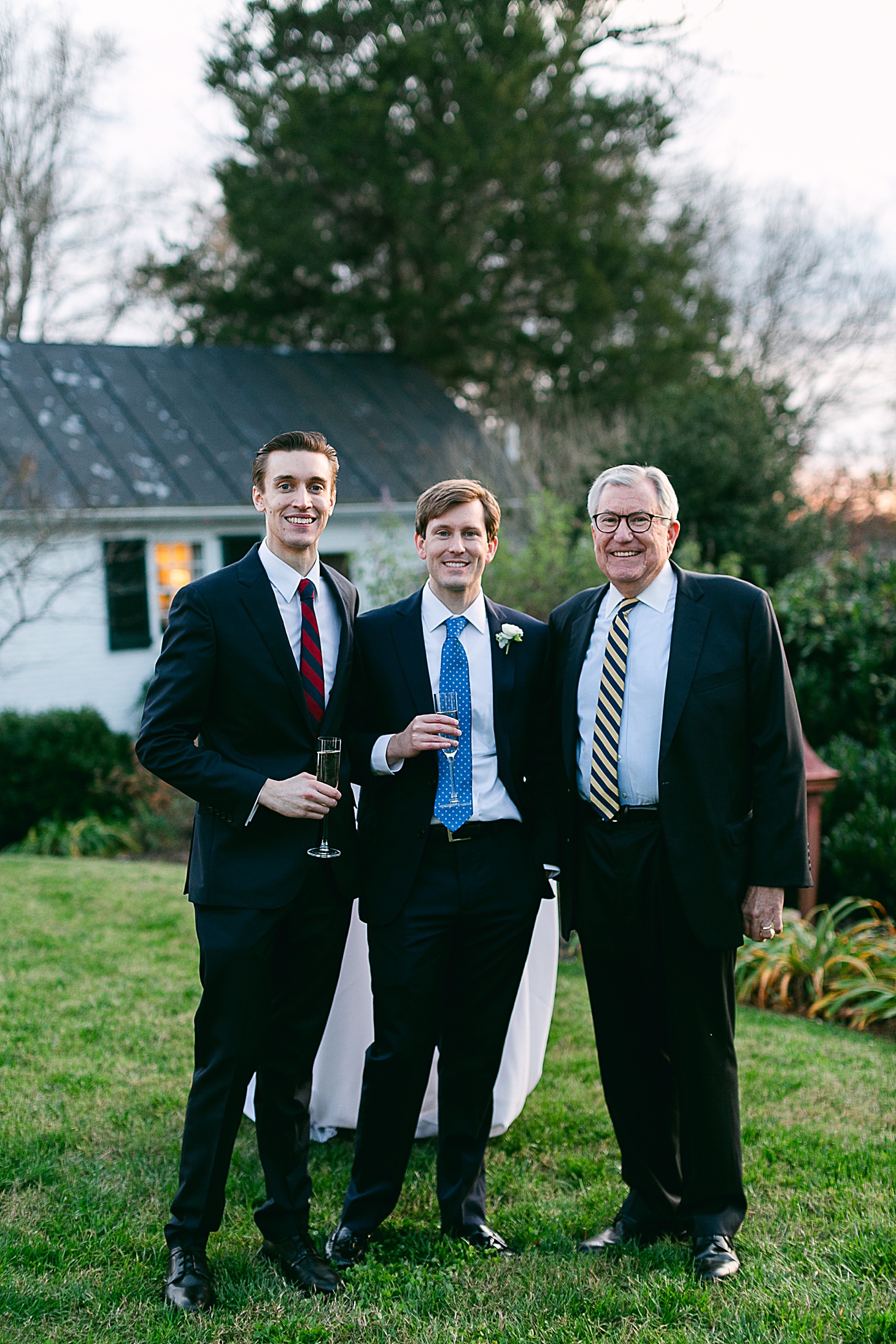groom and family at wedding at The Clifton Charlottesville by Sarah Bradshaw Photography