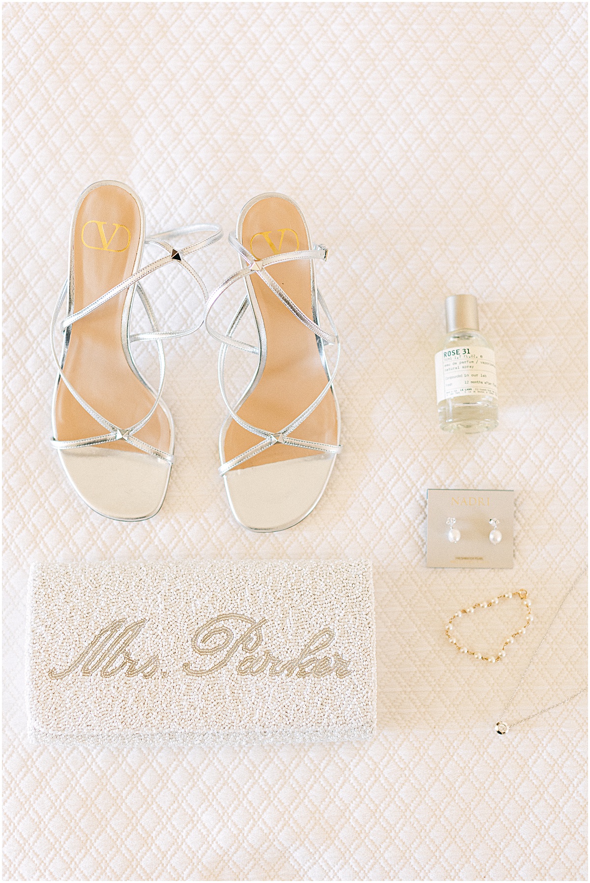 Brides details  at Congressional Country Club wedding by Sarah Bradshaw