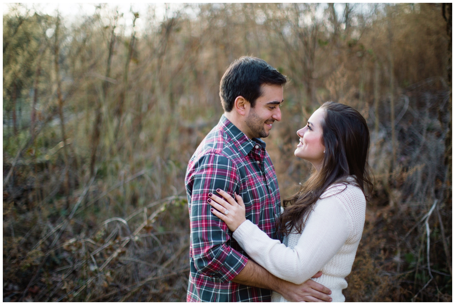 Winter engagement session at Peirce Mill Park in Washington, DC by Sarah Bradshaw Photography