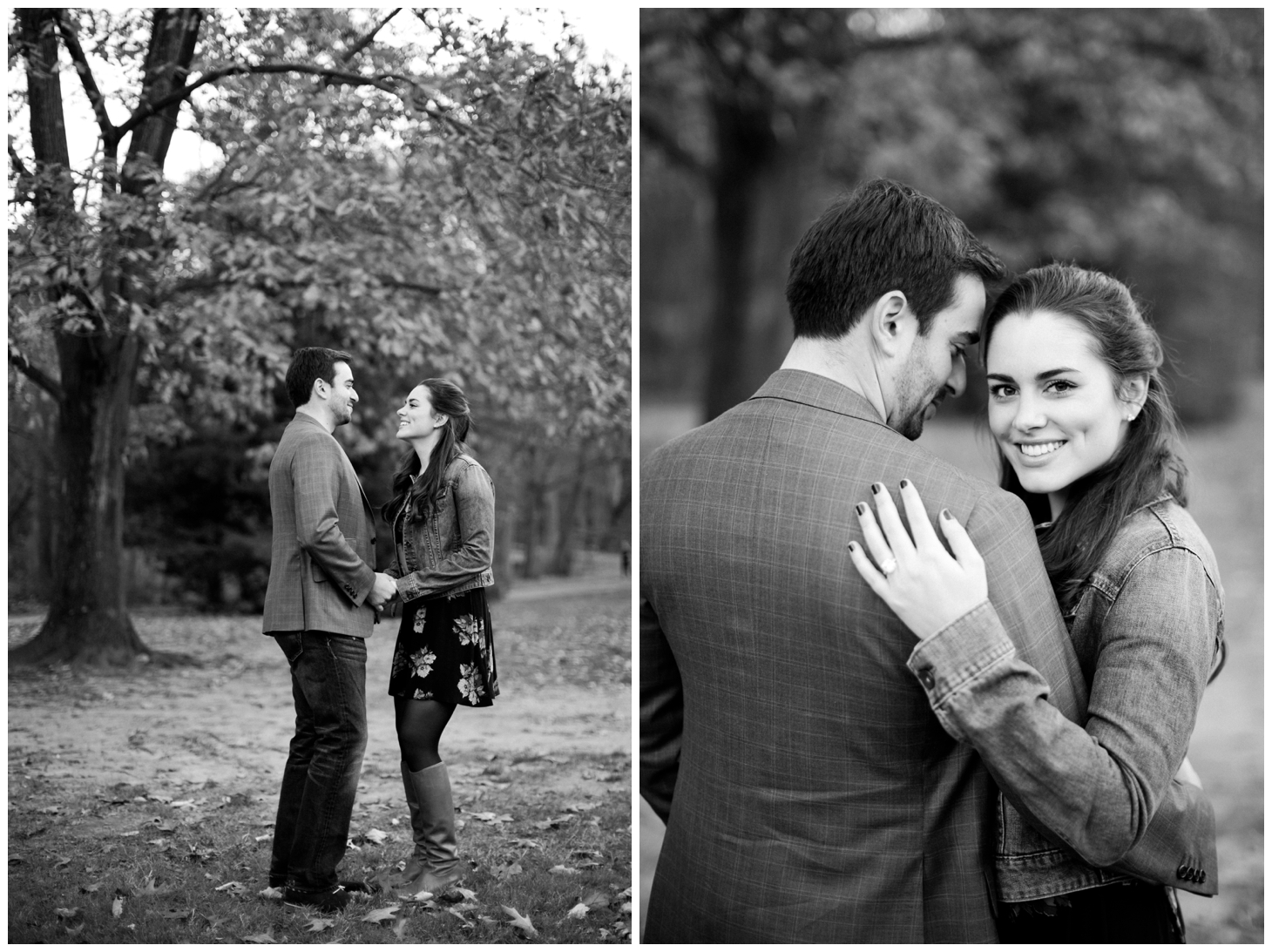 Winter engagement session at Peirce Mill Park in Washington, DC by Sarah Bradshaw Photography