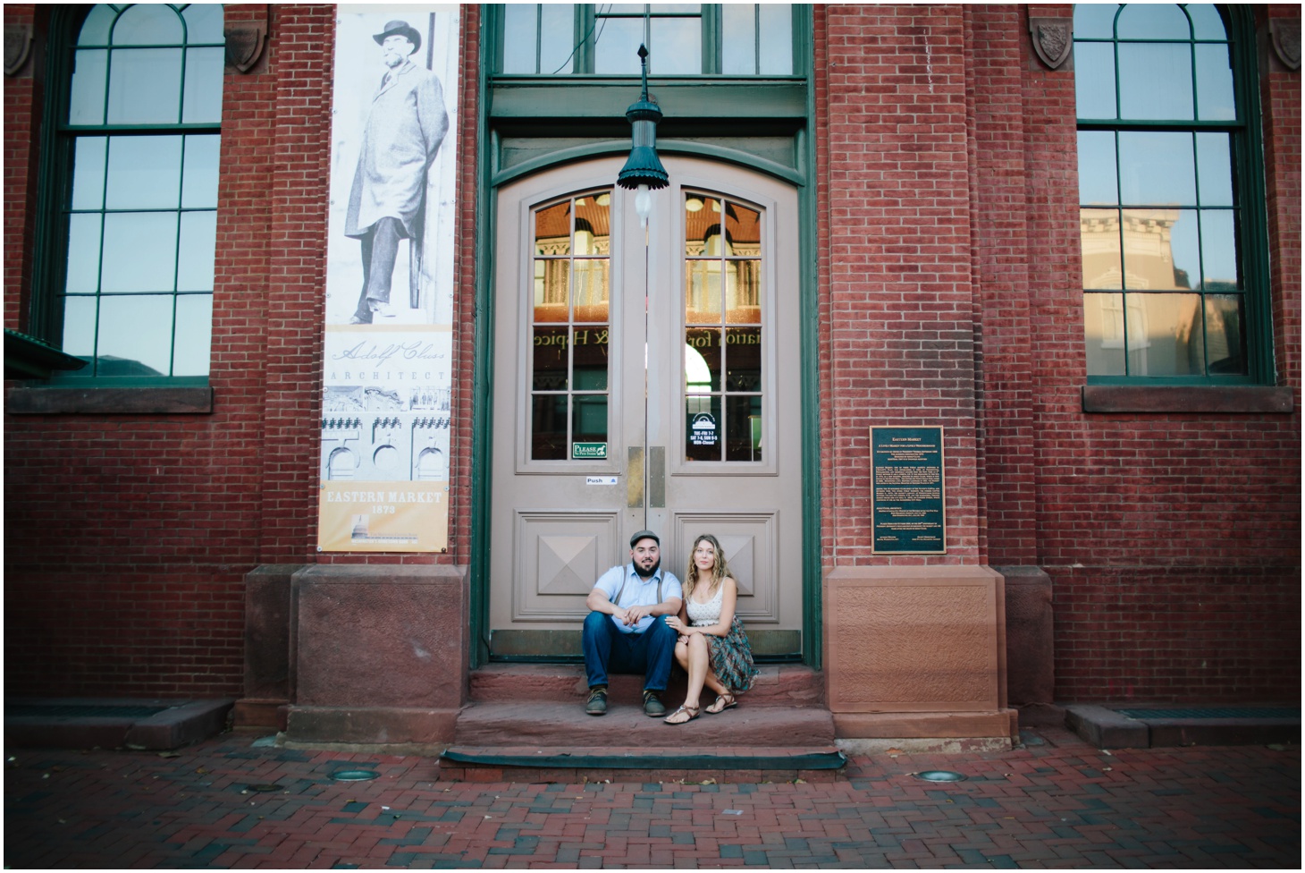 Summer Warmth Engagement at Lincoln Memorial & Eastern Market by Sarah Bradshaw Photography