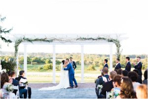 Wedding Ceremony at Raspberry Plain | Elegant Fall Wedding in Leesburg, VA | Sarah Bradshaw Photography