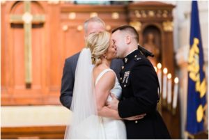 Wedding Ceremony at US Naval Academy Chapel | Southern Magnolia Wedding at the Naval Academy and Gibson Island Club | Sarah Bradshaw Photography