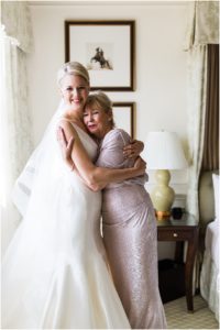 Bride Getting Ready in Bridal Suite at Hay-Adams Hotel, Champagne-toned Multicultural Wedding in Washington DC, Ceremony at National City Christian Church, Sarah Bradshaw Photography