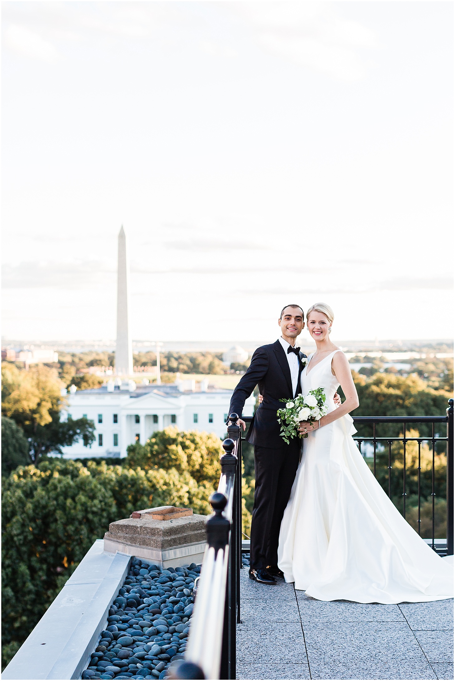 Wedding Portraits at Top of the Hay, Champagne-toned Multicultural Wedding at Hay-Adams Hotel, Sarah Bradshaw Photography