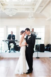 First Dance at Wedding Reception at Hay-Adams Hotel, Black Tie Hay-Adams Wedding with Summer Florals, Ceremony at Capitol Hill Baptist Church, Sarah Bradshaw Photography, DC Wedding Photographer
