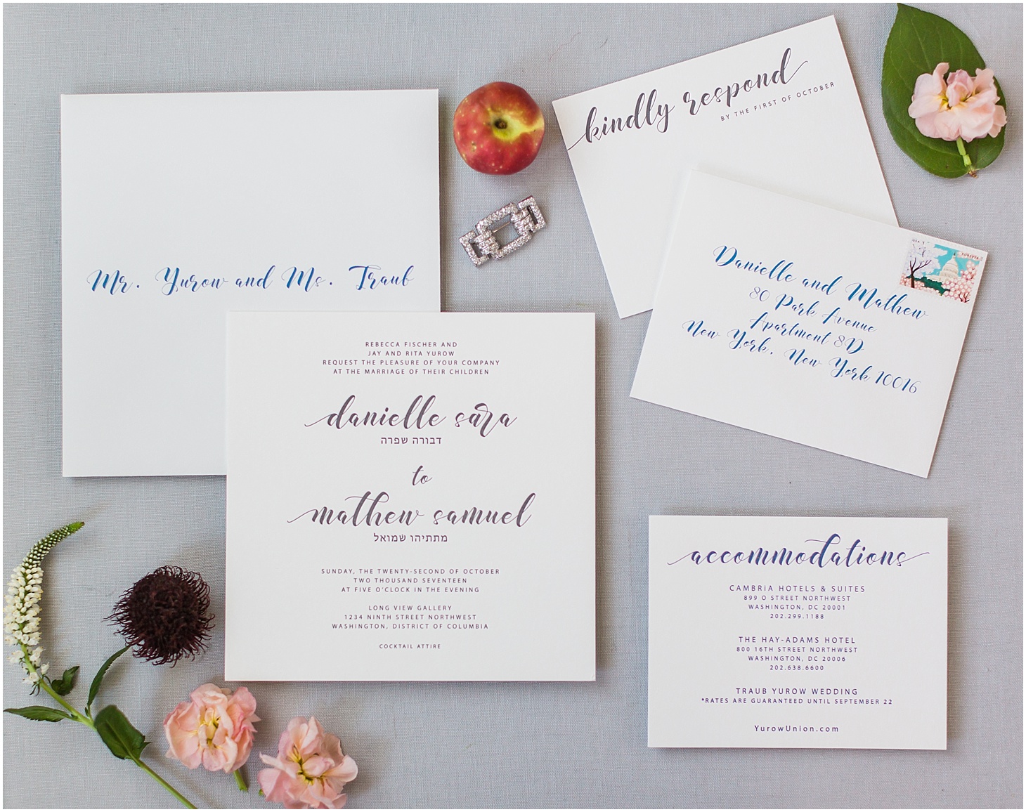 Put It On Paper Stationary Invitation Suite, Industrial-Chic Wedding at Long View Gallery in DC, Sarah Bradshaw Photography, DC Wedding Photographer