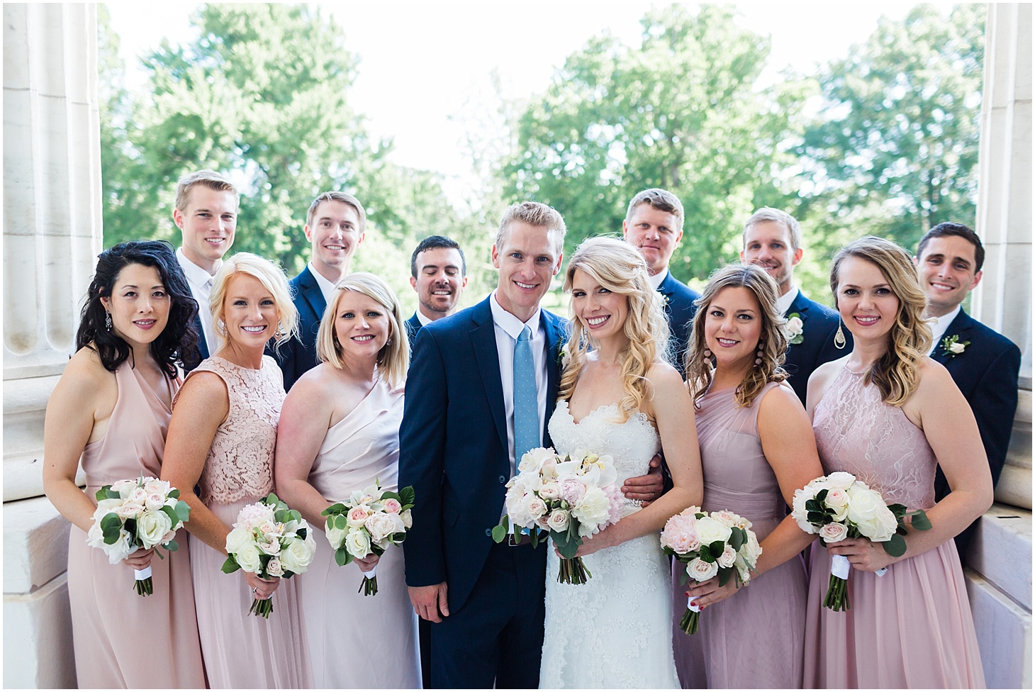 navy summer wedding