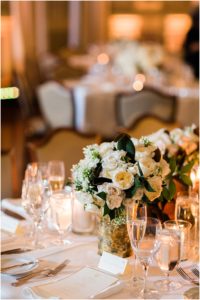 Wedding Reception at Grace and Holy Trinity Episcopal Church, The Commonwealth Club, Burgundy and Blush Christmas Wedding at Richmond’s Commonwealth Club, Ceremony at Sarah Bradshaw Photography