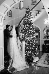 Wedding Reception at Grace and Holy Trinity Episcopal Church, The Commonwealth Club, Burgundy and Blush Christmas Wedding at Richmond’s Commonwealth Club, Ceremony at Sarah Bradshaw Photography