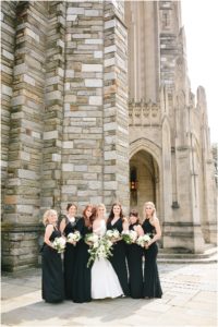 Bridal Party at the National United Methodist Church, Modern Spring Wedding at The LINE Hotel DC, Wedding Ceremony at National United Methodist Church, Sarah Bradshaw Photography, DC Wedding Photographer