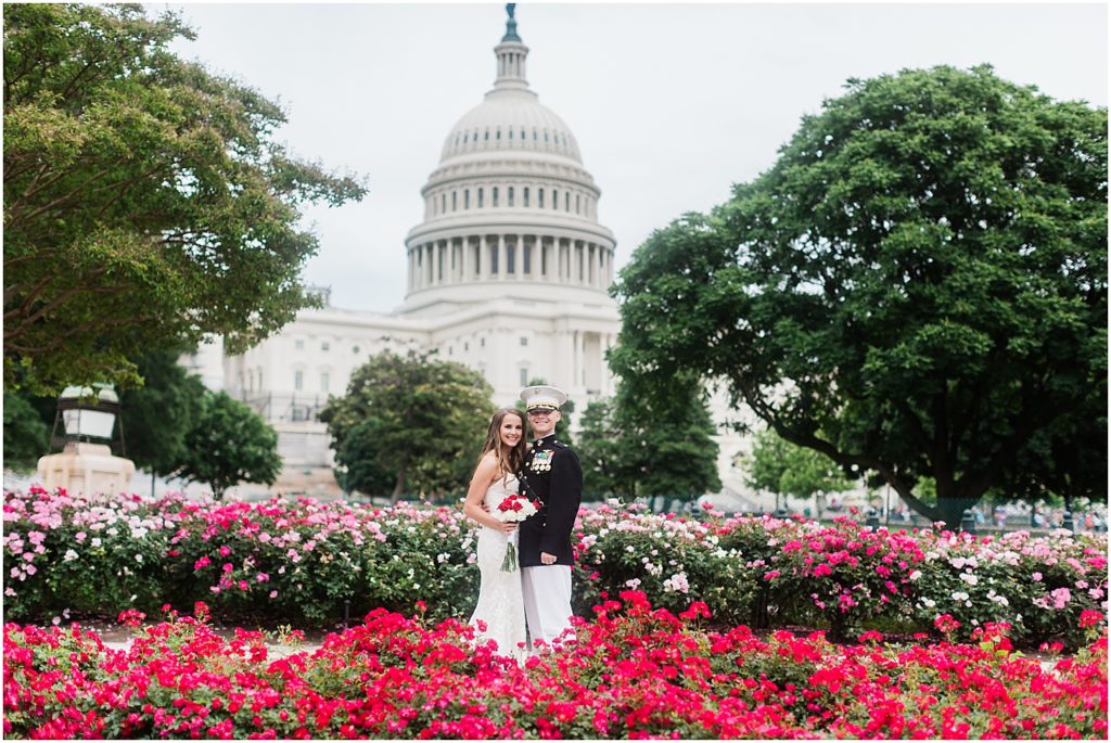 Intimate Military Wedding At Dc War Memorial Weddings 3766