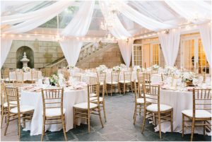 Sugarplum Tent Rentals, Wedding Reception at Dumbarton House Gardens, Sarah Bradshaw Photography