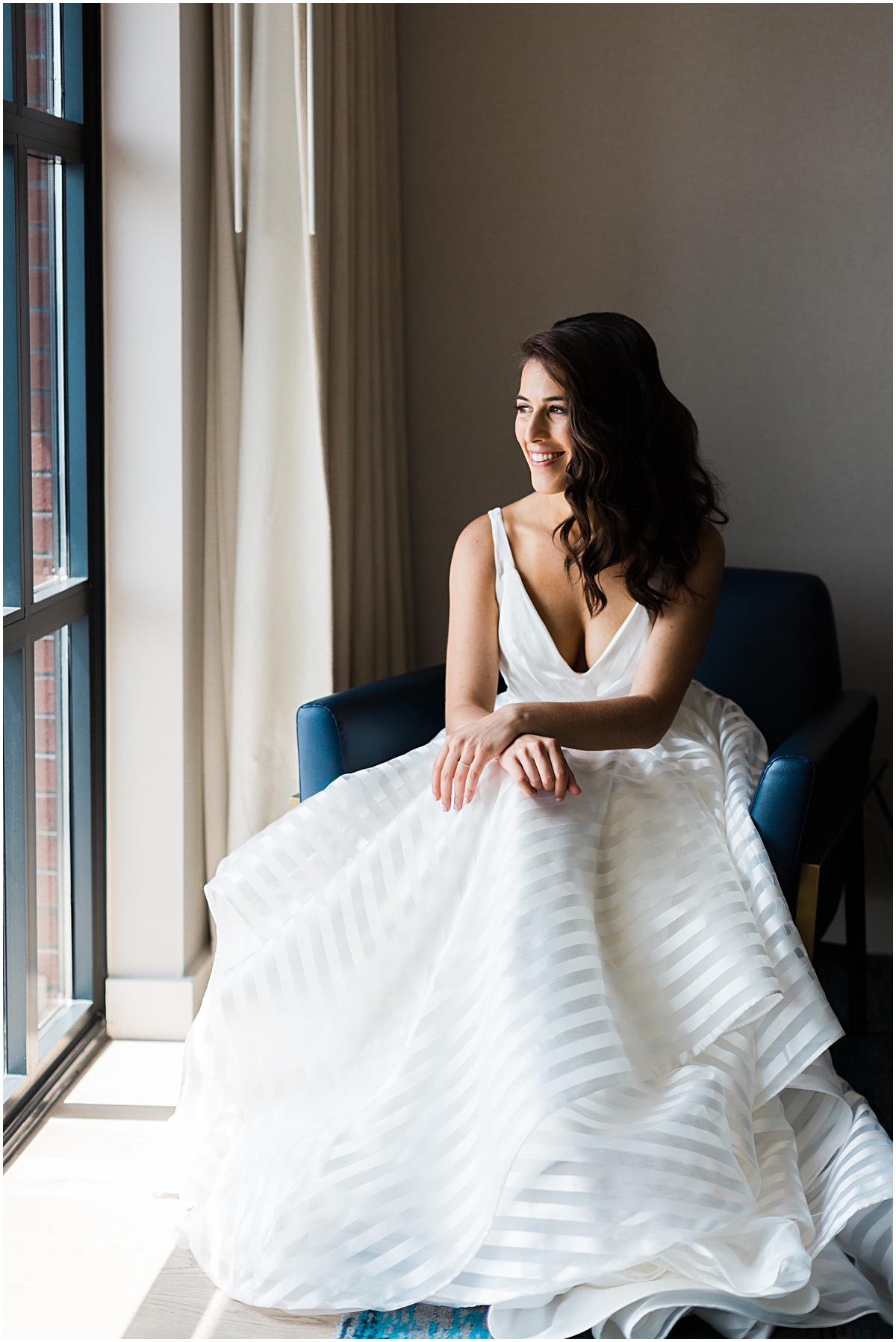 Bride in Hayley Paige Gown at The Wharf InterContinental |  | The 10 Best DC Hotels for  Getting Ready on Your Wedding Day